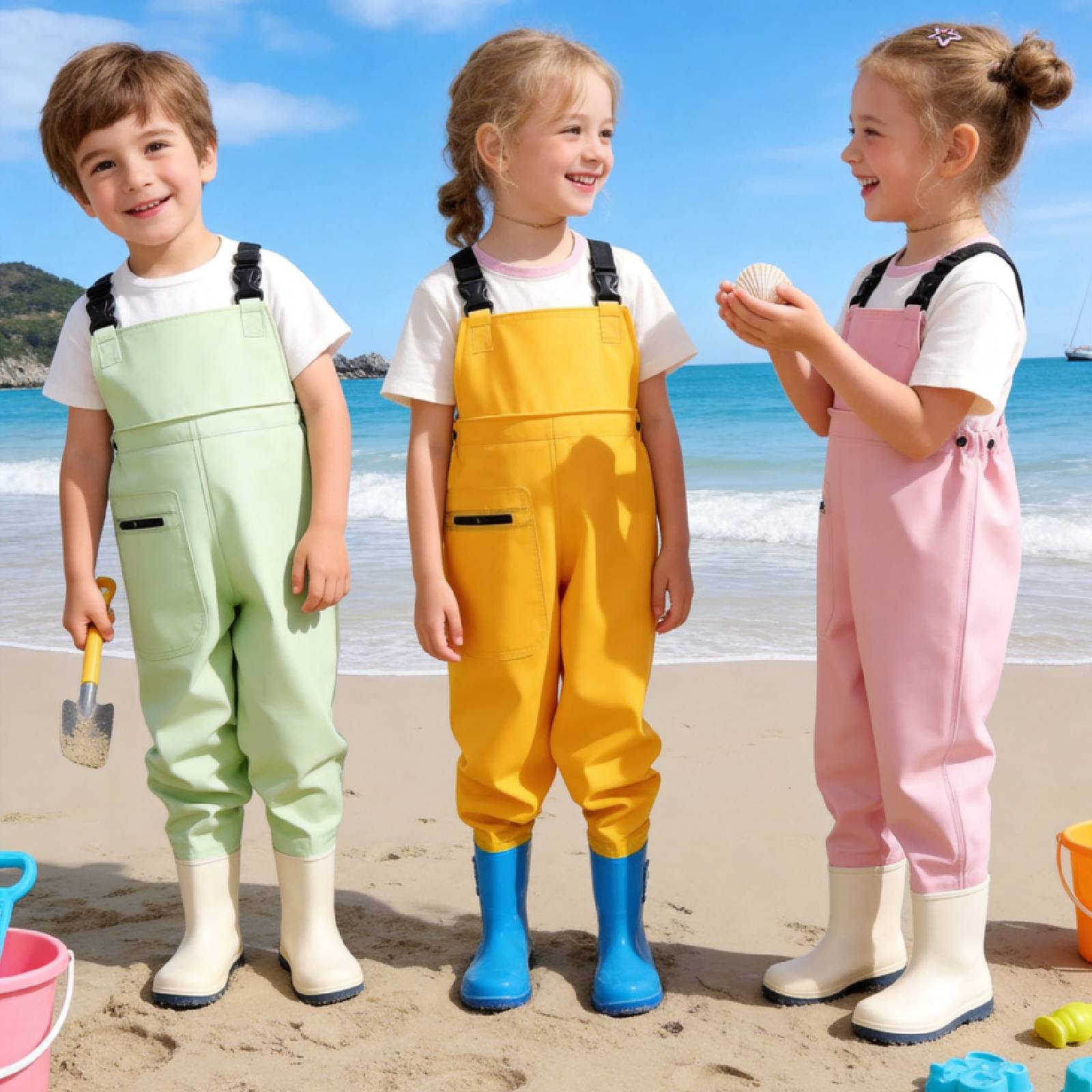 어린이용 방수 웨이딩 팬츠 바다 낚시복 유치원 남아 여 - Fishing Pants Waterproof 리뷰 및 가격